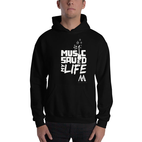 Music Saved My Life Hoodie - Black