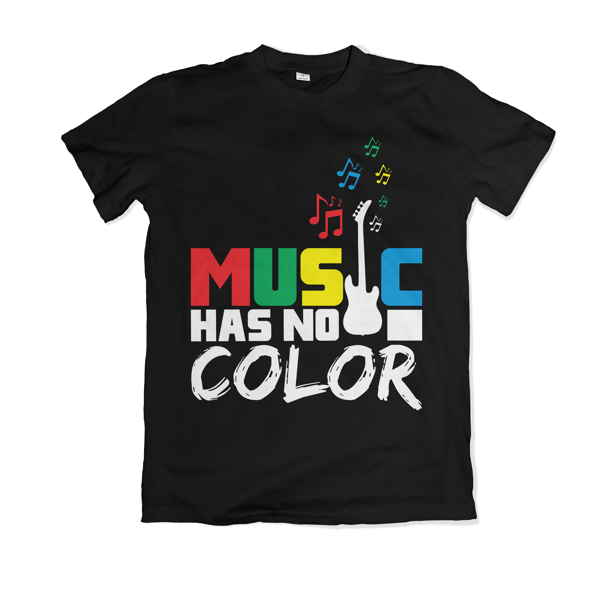 Music Has No Color - Black