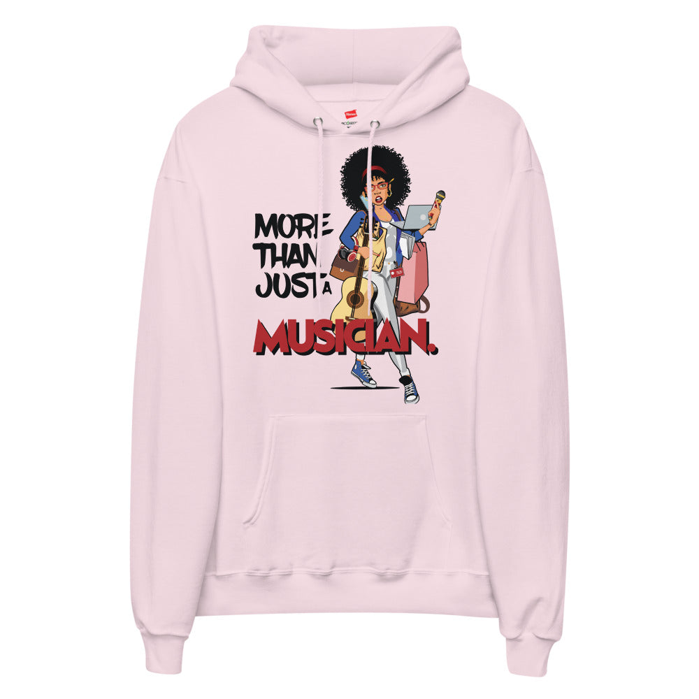 More Than Just A Musician "Pink" Female Hoodie