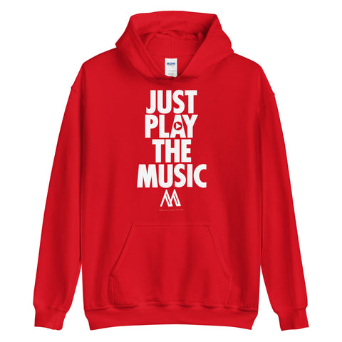 Just Play The Music "Red" Hoodie